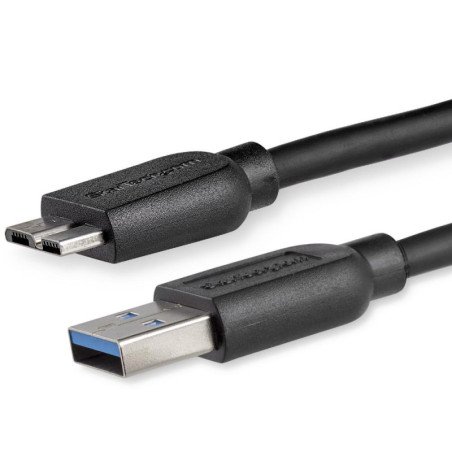 Cable usb tipo a a micro usb tipo b startech 2m - macho - macho - negro
