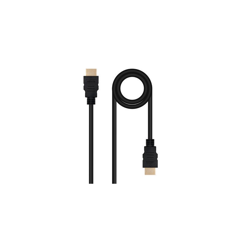 Cable hdmi 2.0 nanocable 10m - macho - macho - negro