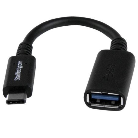 Cable usb tipo c a usb tipo a startech 0.15m - macho - hembra - negro
