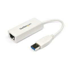 Adaptador usb tipo a a rj45 startech macho - hembra - blanco