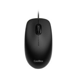 Mouse raton coolbox usb 01 1600 dpi negro