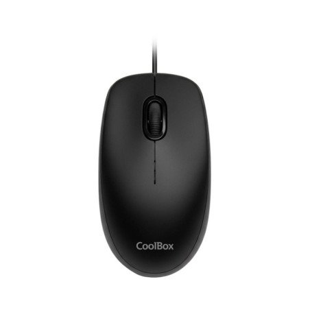 Mouse raton coolbox usb 01 1600 dpi negro
