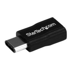 Adaptador usb tipo c a micro usb startech macho - hembra - negro