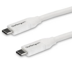Cable usb tipo c startech 4m - macho - macho - blanco