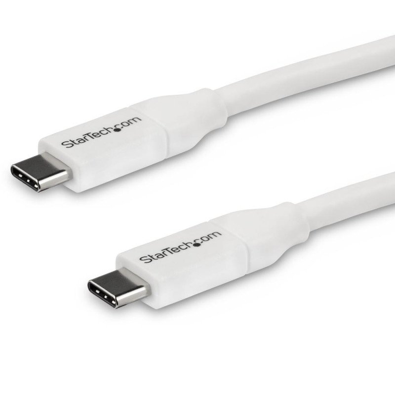 Cable usb tipo c startech 4m - macho - macho - blanco