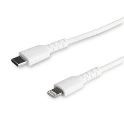 Cable lightning a usb tipo c startech 1m - macho - macho - blanco