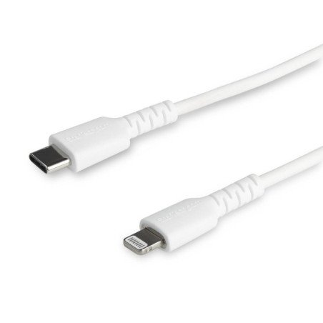 Cable lightning a usb tipo c startech 1m - macho - macho - blanco