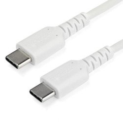 Cable usb tipo c startech 2m - macho - macho - blanco