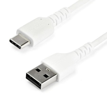 Cable usb tipo a a usb tipo c startech 1m - macho - macho - blanco