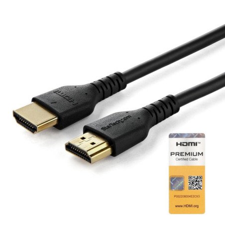 Cable hdmi 4k startech 1m - macho - macho - negro