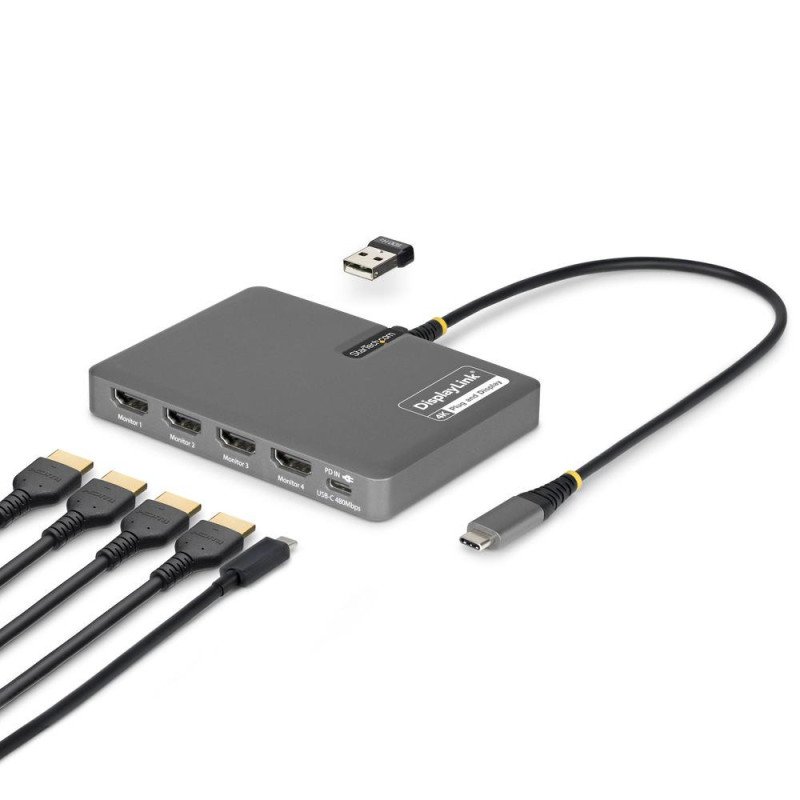 Docking station startech usb tipo c 6 en 1