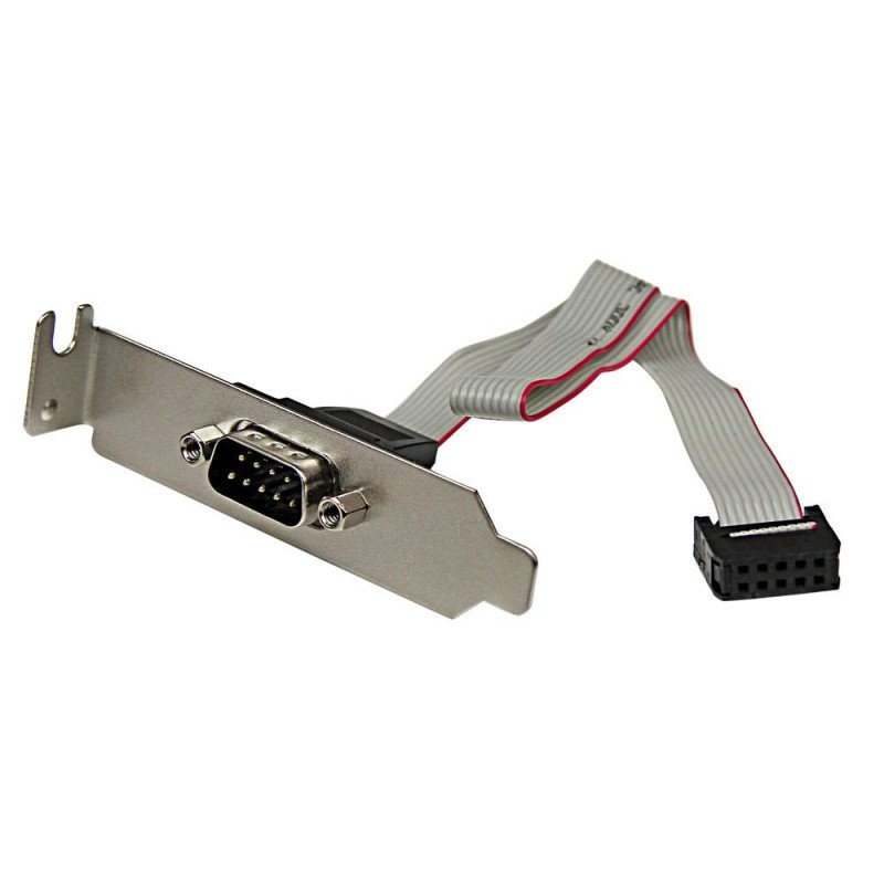 Placa para ranura serie m 9 pines startech a idc 10 pines macho - hembra