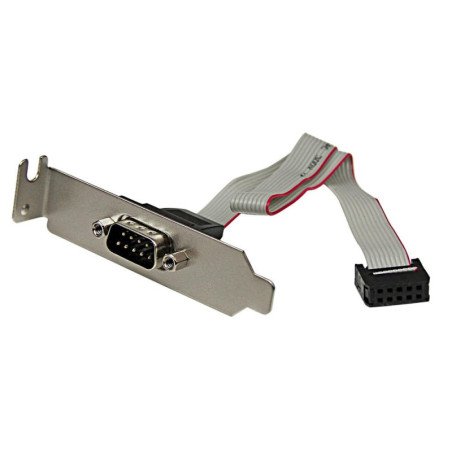 Placa para ranura serie m 9 pines startech a idc 10 pines macho - hembra