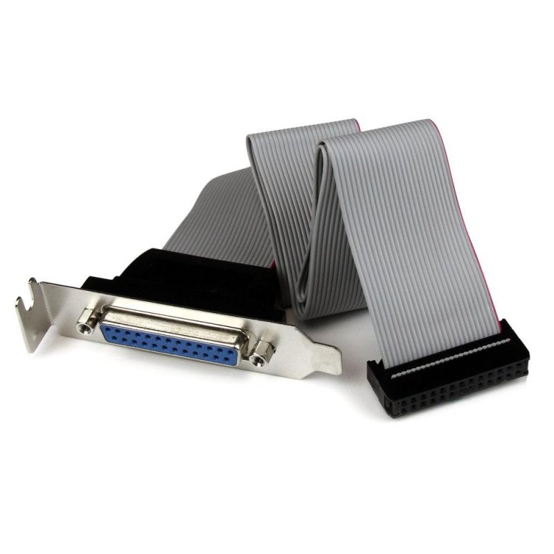 Adaptador paralelo db25 a idc26 startech 0.4m - hembra - hembra