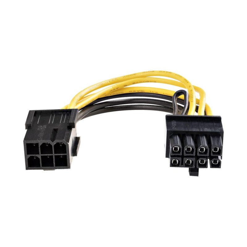 Cable 6 pines a 8 pines startech hembra - macho