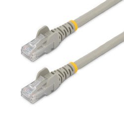 Cable de red startech latiguillo rj45 utp cat6 15m gris