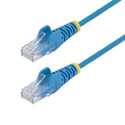Cable de red startech latiguillo rj45 lszh utp cat6 2.5m azul