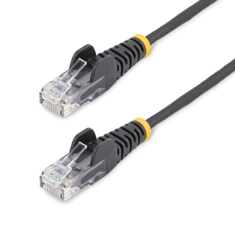 Cable de red startech latiguillo rj45 lszh utp cat6 2m negro