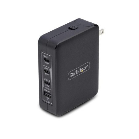 Cargador de pared para portatil gan startech 140w 4x usb tipo c
