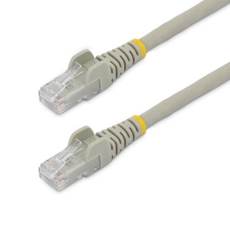 Cable de red startech latiguillo rj45 lszh u - utp cat6 0.5m gris