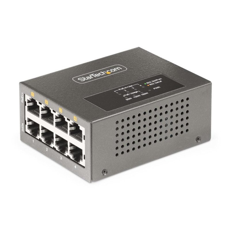 Switch startech as445c - poe - injector 4 puertos