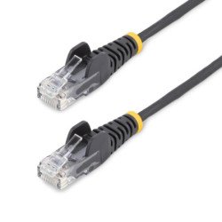 Cable de red startech latiguillo rj45 lszh utp cat6 1m negro