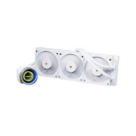 Kit refrigeracion liquida lian li galahad 2 trinity 360 argb 3x 120mm blanco