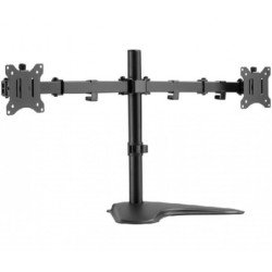Soporte equip pantalla sobremesa 13 pulgadas - 32 pulgadas doble brazo soporta 2 monitores vesa standard hasta 8kg