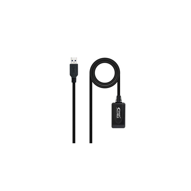 Cable prolongador nanocable con amplificador usb 3.0 usb - a - m - usb - a - h 5 m