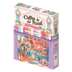 Juego de mesa coffee rush: tartas deliciosas