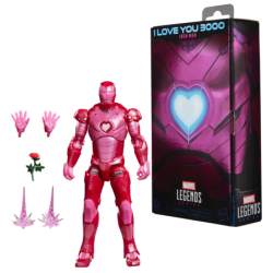 Figura hasbro marvel legends series i love you boo iron man