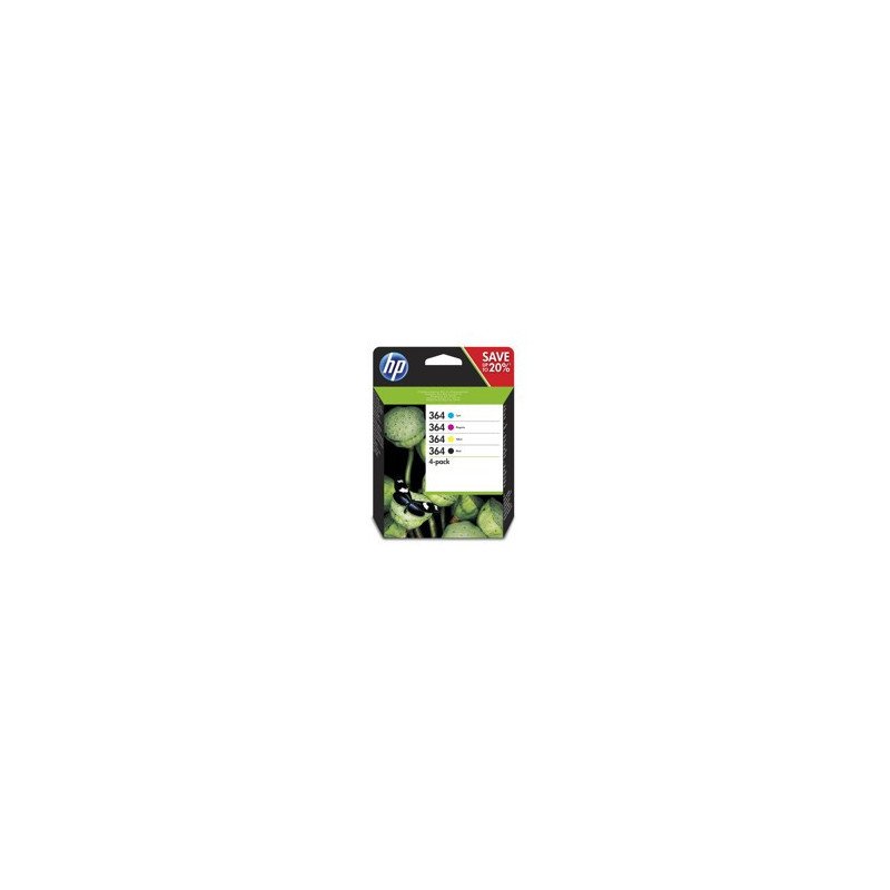 Multipack hp n9j73ae no364 n - c - m - a 55xx b111 6520 65xx b211 7510 c311