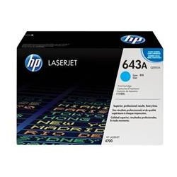 Toner hp 643a q5951a cian 10000 pag laserjet 4700