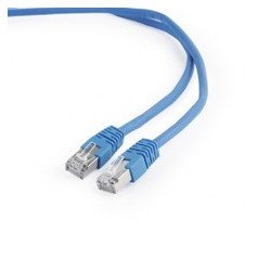 Cable red latiguillo rj45 ftp cat 6 0.5m azul