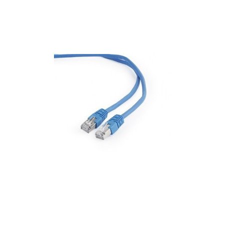 Cable red latiguillo rj45 ftp cat 6 0.5m azul
