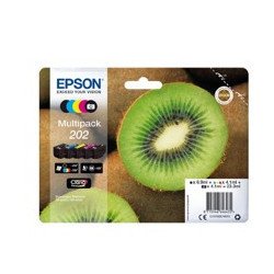 Multipack cartucho tinta epson 202 c13t02e74010 5 colores claria kiwi