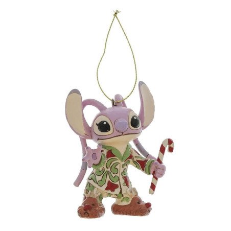 Adorno arbol de navidad enesco disney stitch - angel pijama navideno