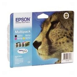 Multipack tinta epson c13t07154012 stylus d78 - 92 - 120 - dx40x0 - 44x0 - 50x0 - 60x0 - 74x0 - guepardo