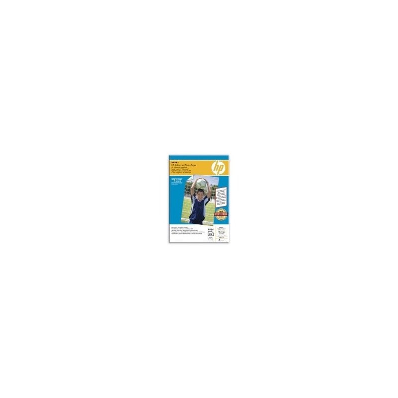 Papel hp fotografico satinado q8691a 250gr 10x15 25 hojas