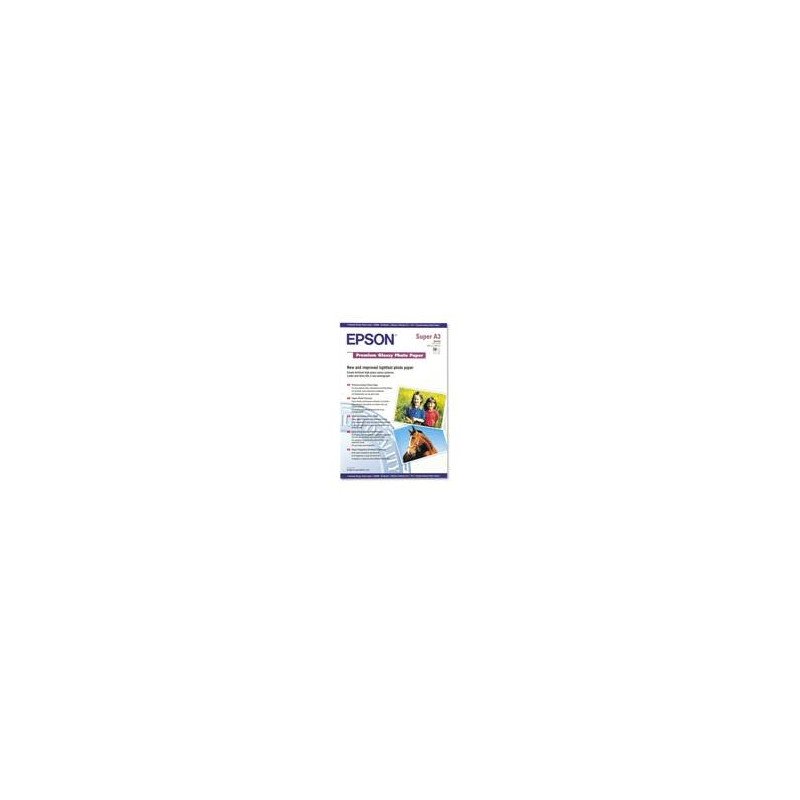 Papel epson s041316 premiun glossy photo a3+ 20 hojas 250g