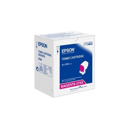 Toner epson c13s050748 magenta 8.8k