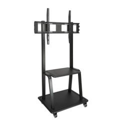 Soporte tv de suelo con ruedas tooq fs20100m - b 37 pulgadas - 100 pulgadas carga maxima 150kg