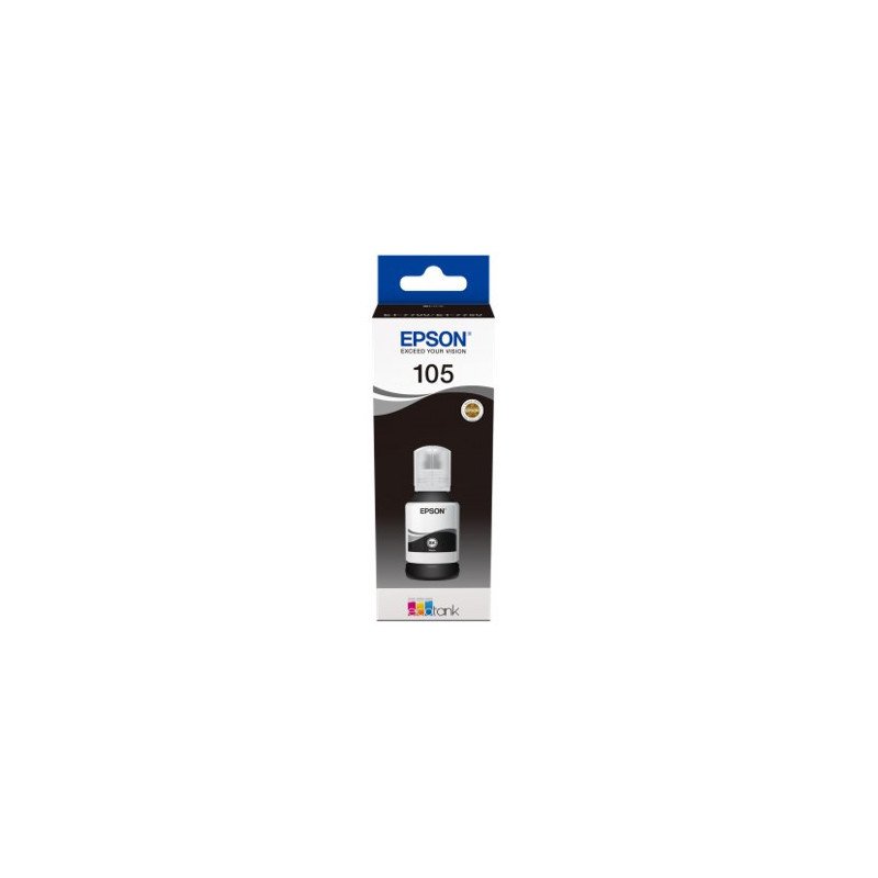 Cartucho tinta epson c13t00q140 105 ecotank negro ink et - 2700 - et - 2750 - et - 3700 - et - 3750 - et4750