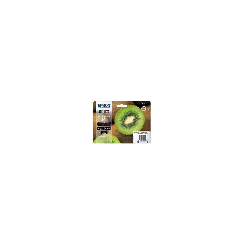 Multipack cartucho tinta epson 202 c13t02e74010 5 colores claria kiwi