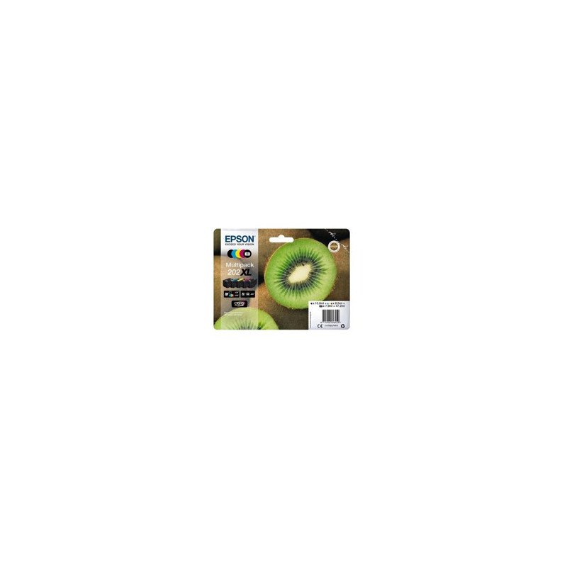 Multipack cartucho tinta epson 202xl c13t02g74010 5 colores claria kiwi