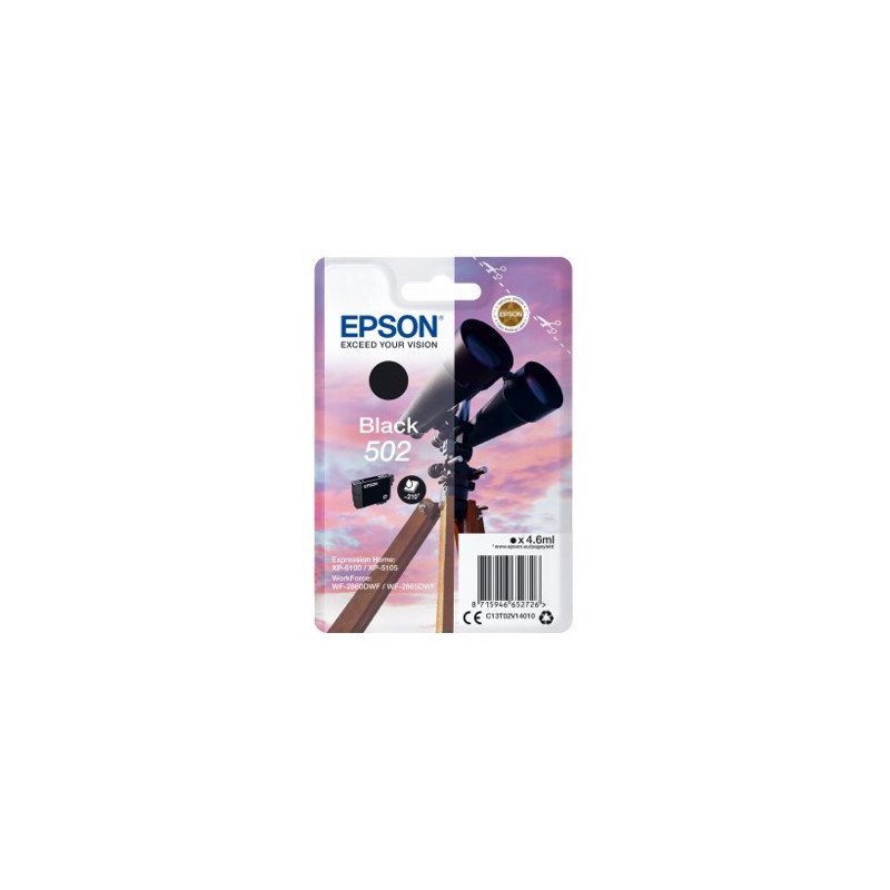 Cartucho tinta epson 502 c13t02v14010 negro ink