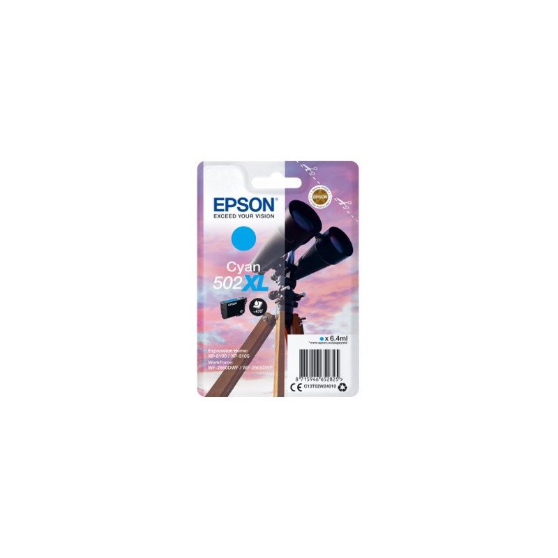 Cartucho tinta epson t02w240 502xl cian ink