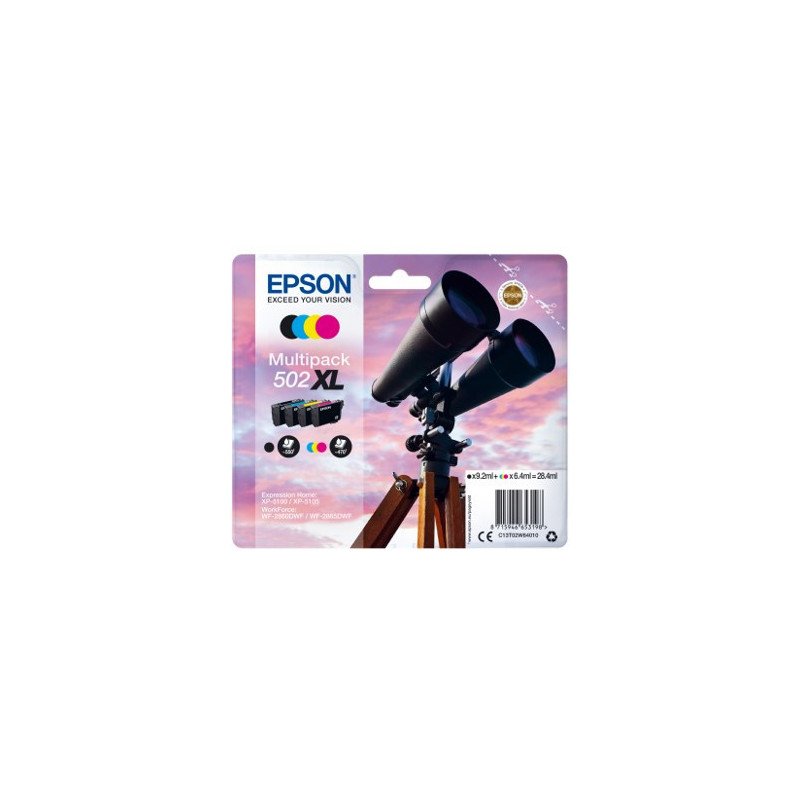 Multipack tinta epson 502xl negro cian magenta amarillo ink
