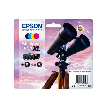 Multipack tinta epson 502xl negro cian magenta amarillo ink