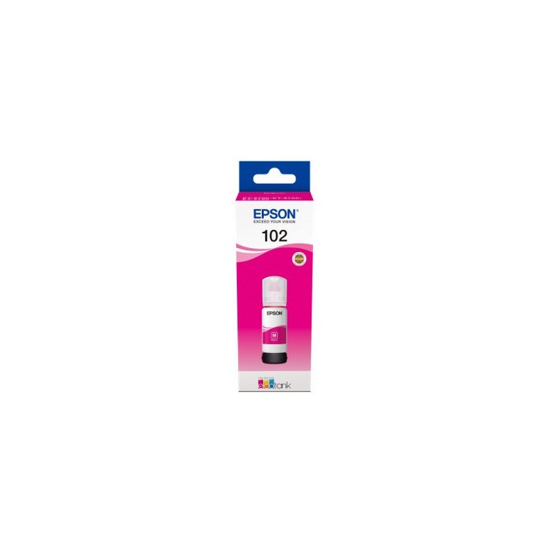 Cartucho tinta epson c13t03r340 102 ecotank magenta ink et - 2700 - et - 2750 - et - 3700 - et - 3750 - et4750